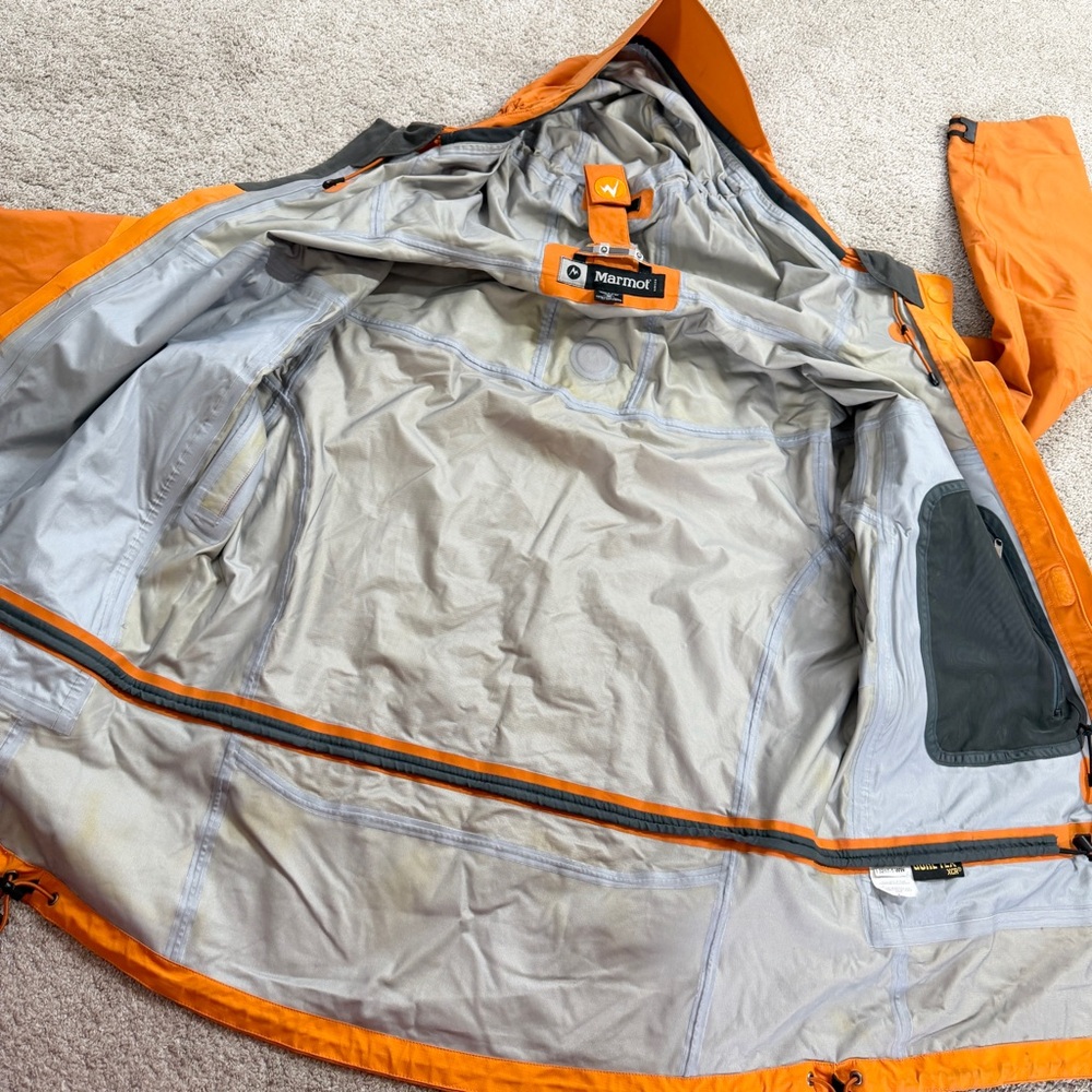 SOLD | Marmot Men’s Gore-Tex XCR Lightweight Shell Jacket Full Zip Outdoor M - Picture 5 of 16